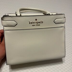 Small white Kate Spade leather purse